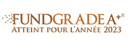 Logo FundGrade A+ atteint pour l'année 2023
